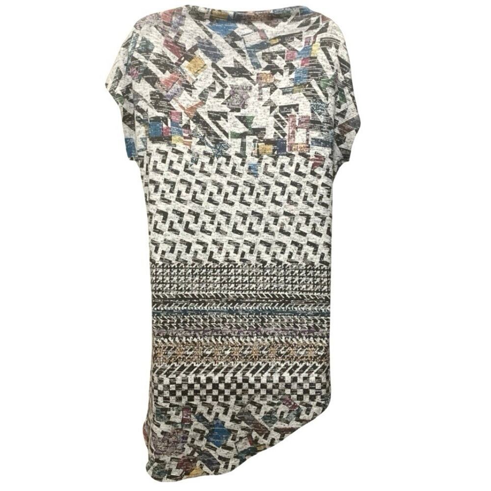 Inoah Tunic Top Abstract Art to Wear Medium NWT Asymmetrical Geometric - Picture 7 of 12